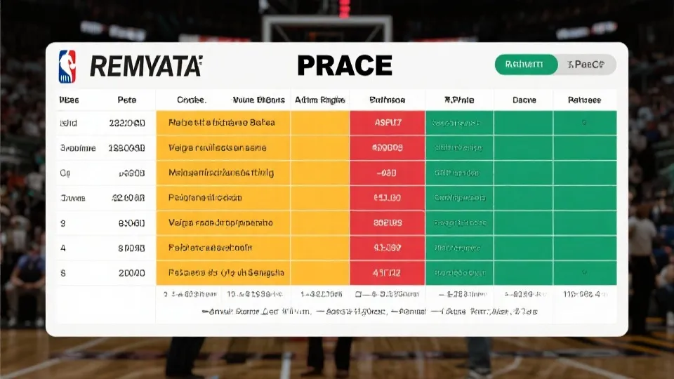 比赛节奏与效率示意图